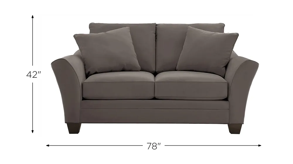Briarwood Loveseat Dimensions
