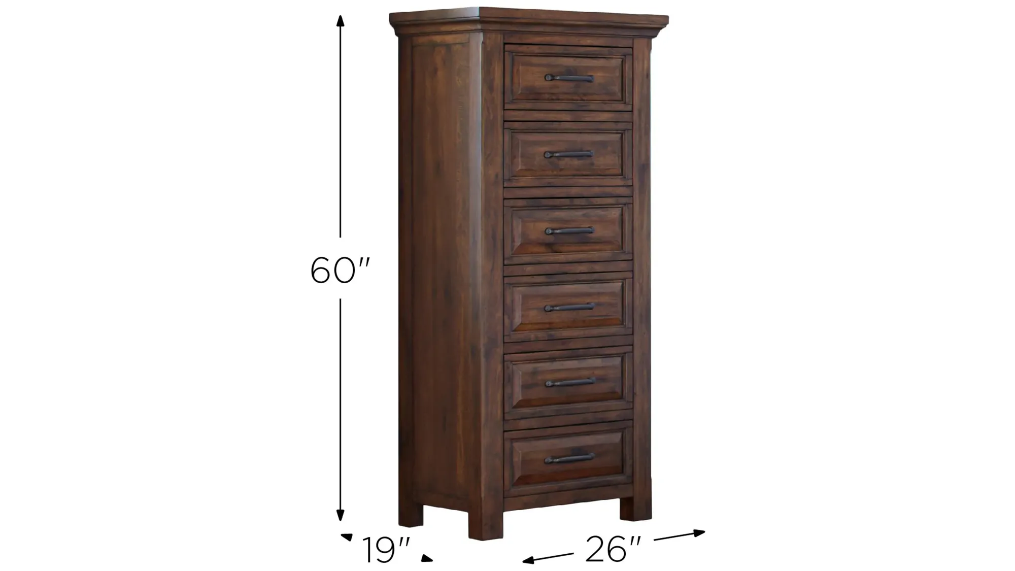 HillCrest Six Drawer Lingerie Chest