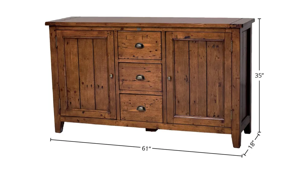 Irish Coast Large Sideboard - African Dusk Dimensions