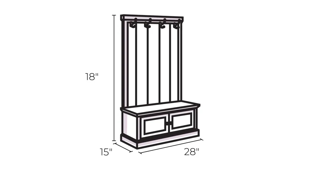 Anderson Storage Bench Dimensions
