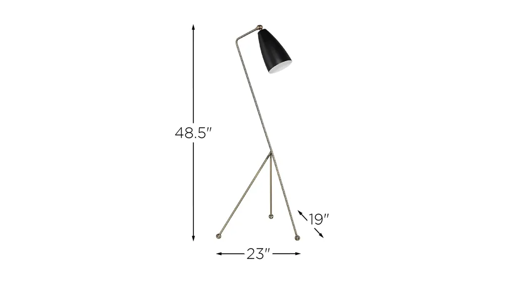 Lucille Floor Lamp Dimensions