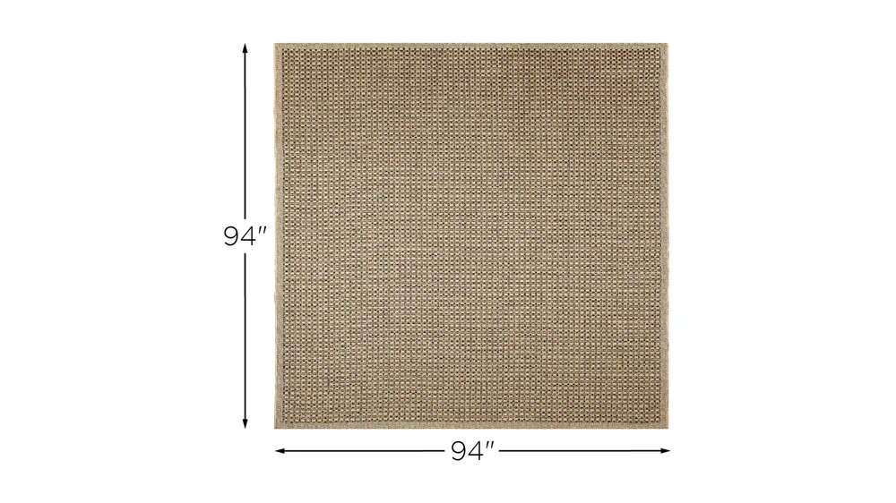 Monterey Basket Indoor/Outdoor Rug Dimensions