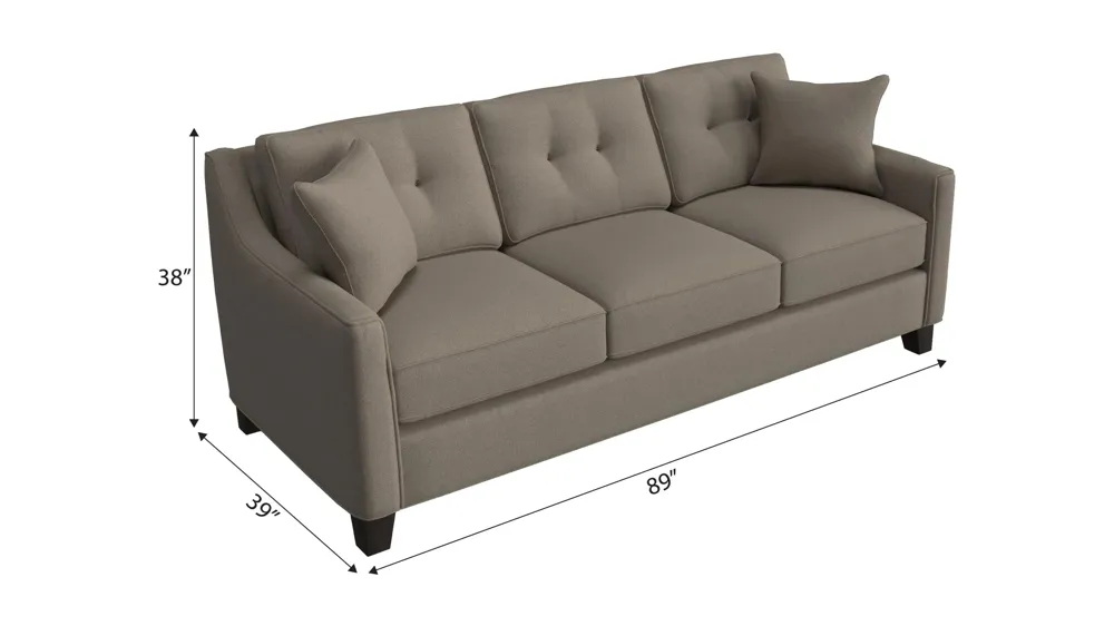 Carmine Queen Sleeper Sofa Dimensions