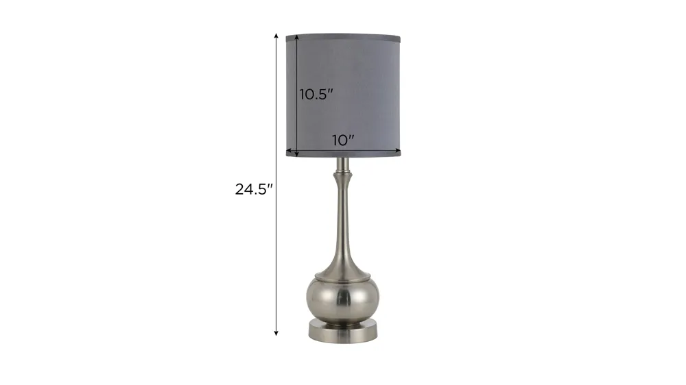 Tapron Accent Lamp Dimensions