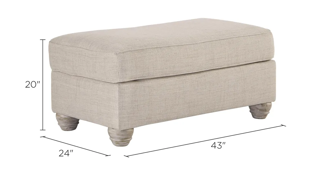 Trixie Chair Ottoman Dimensions