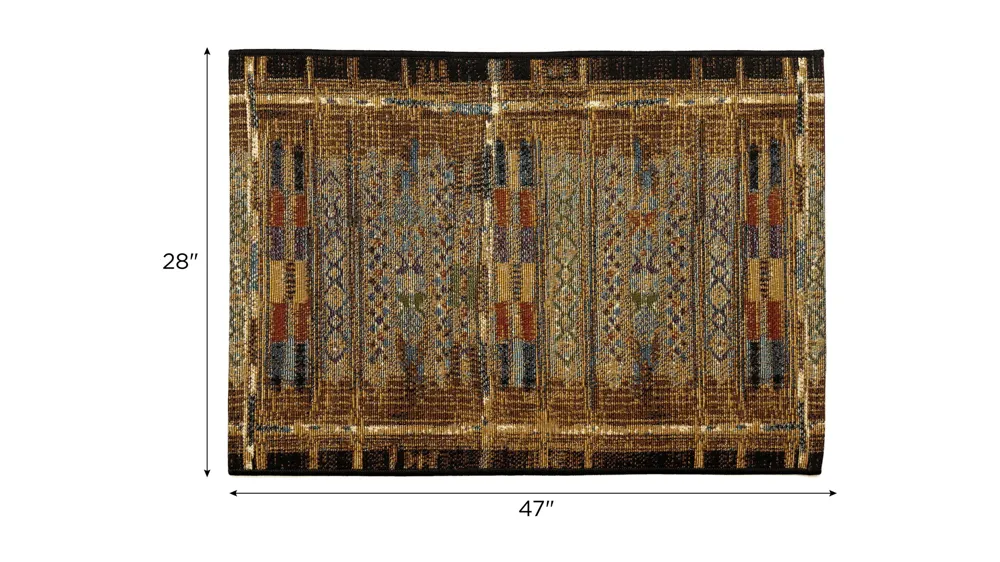 Esencia Tribal Stripe Indoor/Outdoor Mat Dimensions