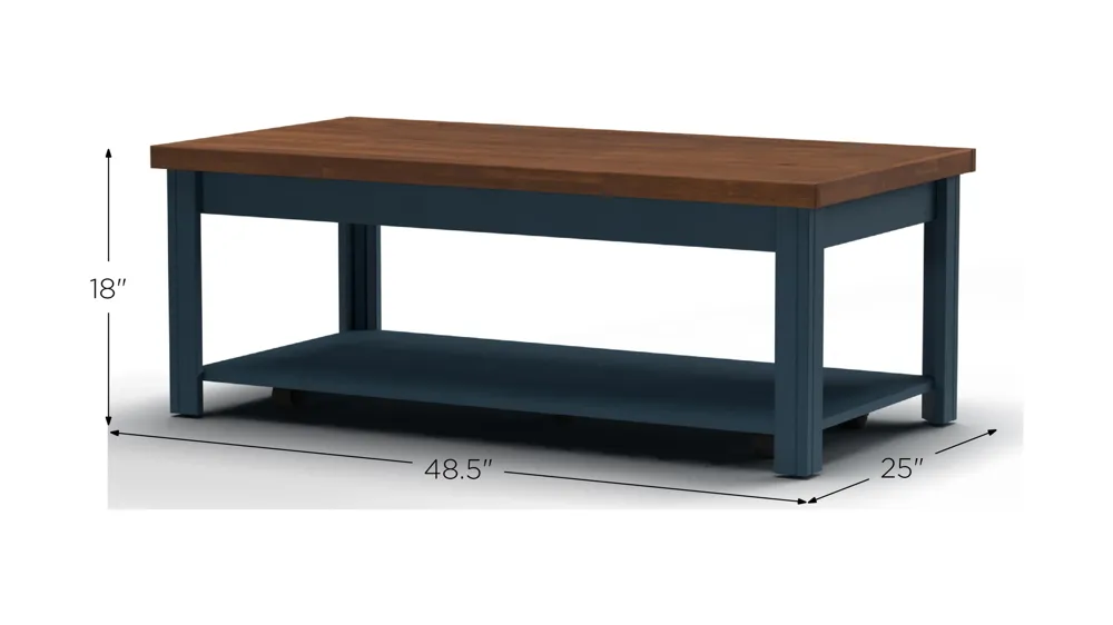 Nantucket Coffee Table Dimensions