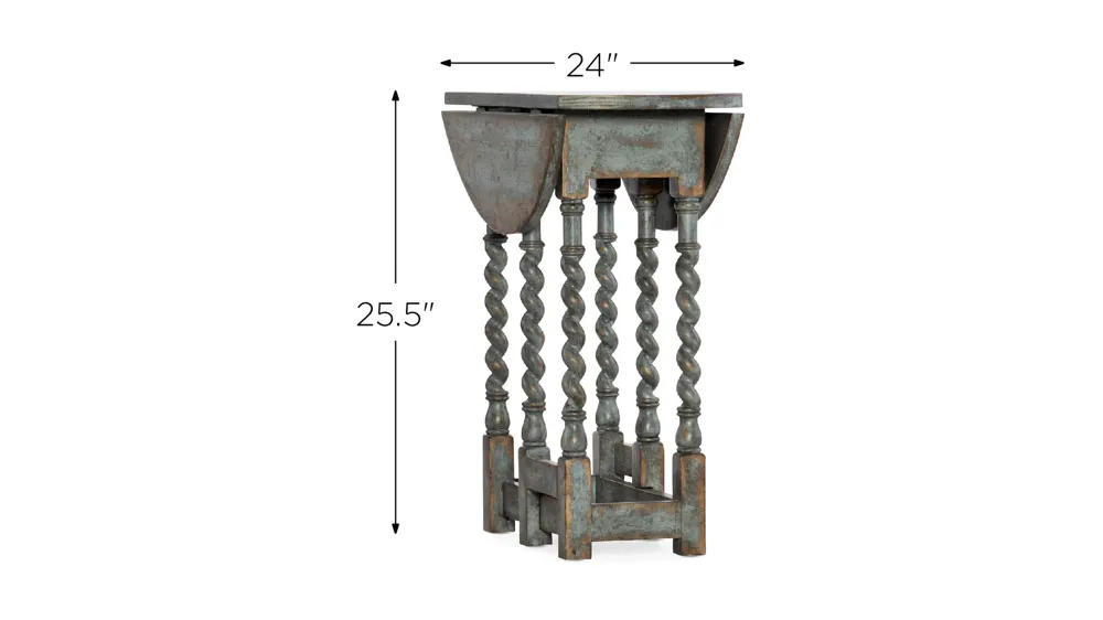 La Grange Prause Gate Leg Round Table Dimensions