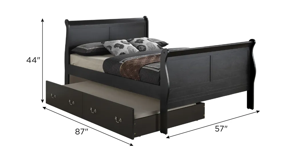 Rossie Trundle Bed Dimensions