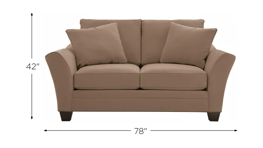 Briarwood Loveseat Dimensions
