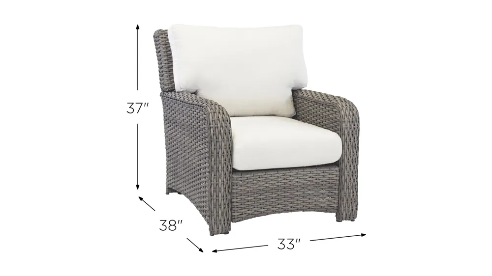 St Tropez Stn Outdoor Chair Dimensions