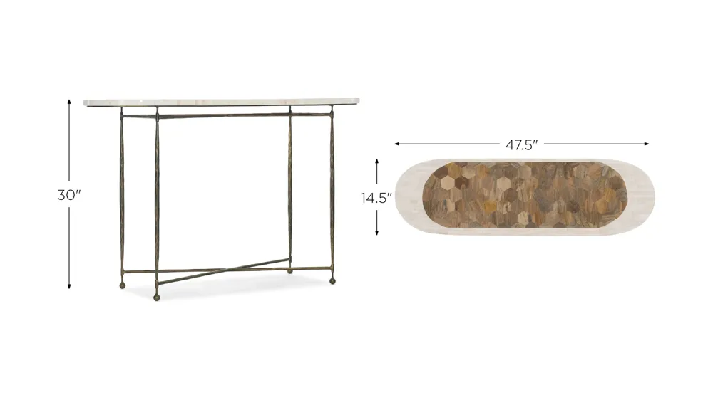 Commerce & Market Console Table Dimensions
