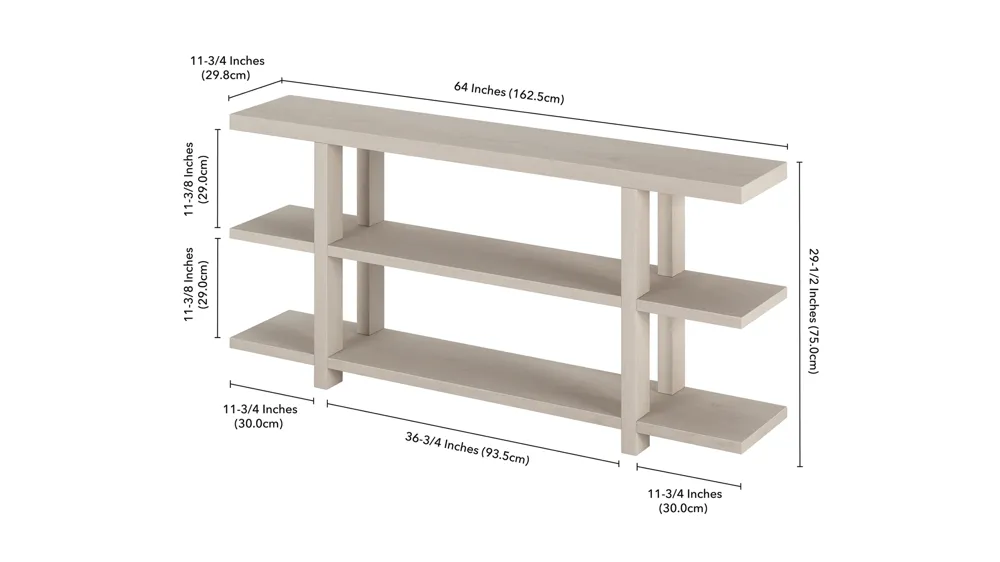 Acosta Console Table Dimensions