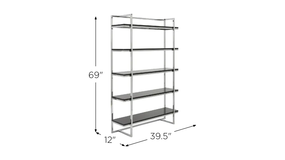 Gilbert 5-Shelf Unit Dimensions