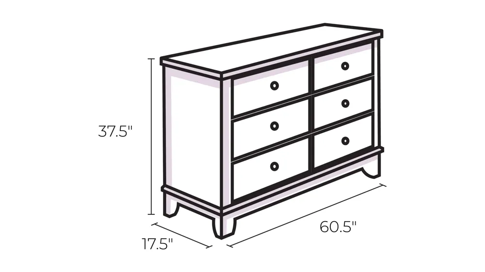 Kingdom Dresser Dimensions