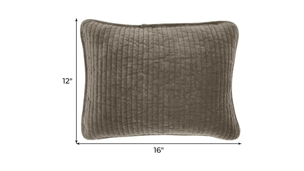 Stonewashed 12" x 16" Boudoir Pillow Dimensions