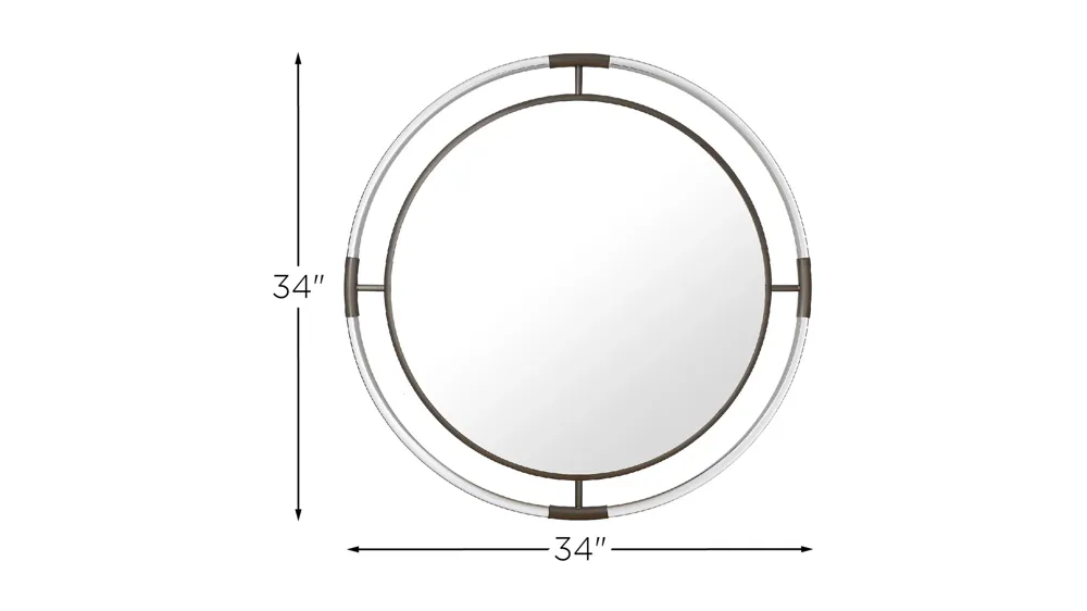 Ghost Chrome Mirror Dimensions