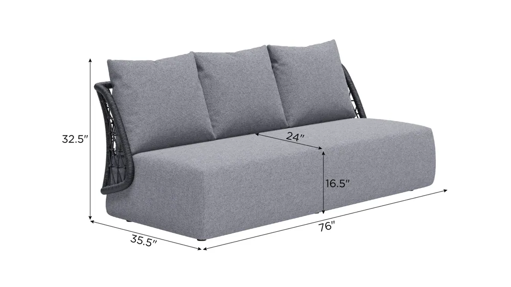 Mekan Outdoor Sofa Dimensions