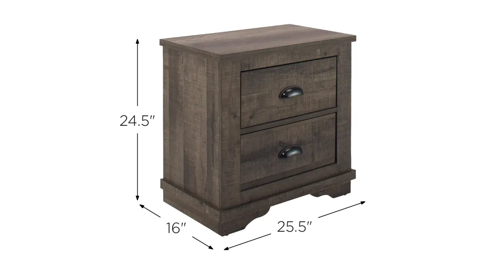 Josie Nightstand Dimensions