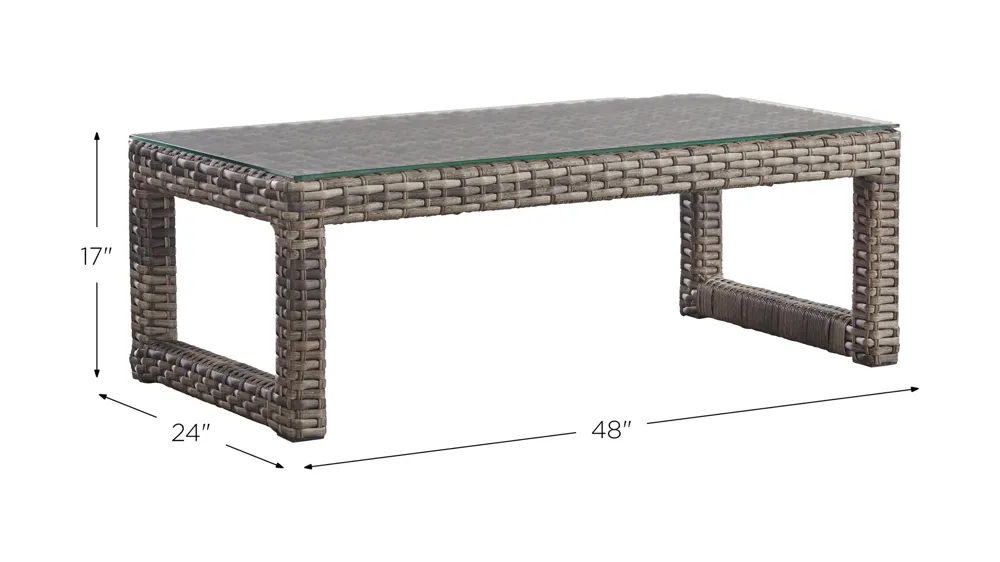 New Java Outdoor Coffee Table Dimensions