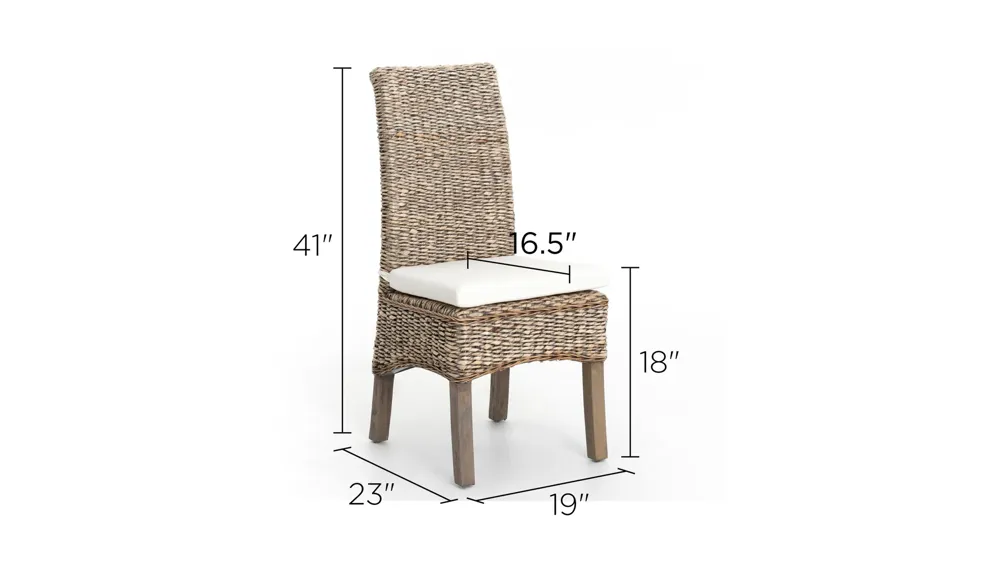Banana Leaf Dining Chair Dimensions