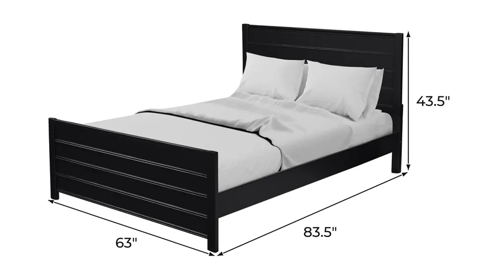 Caroline Platform Bed Dimensions