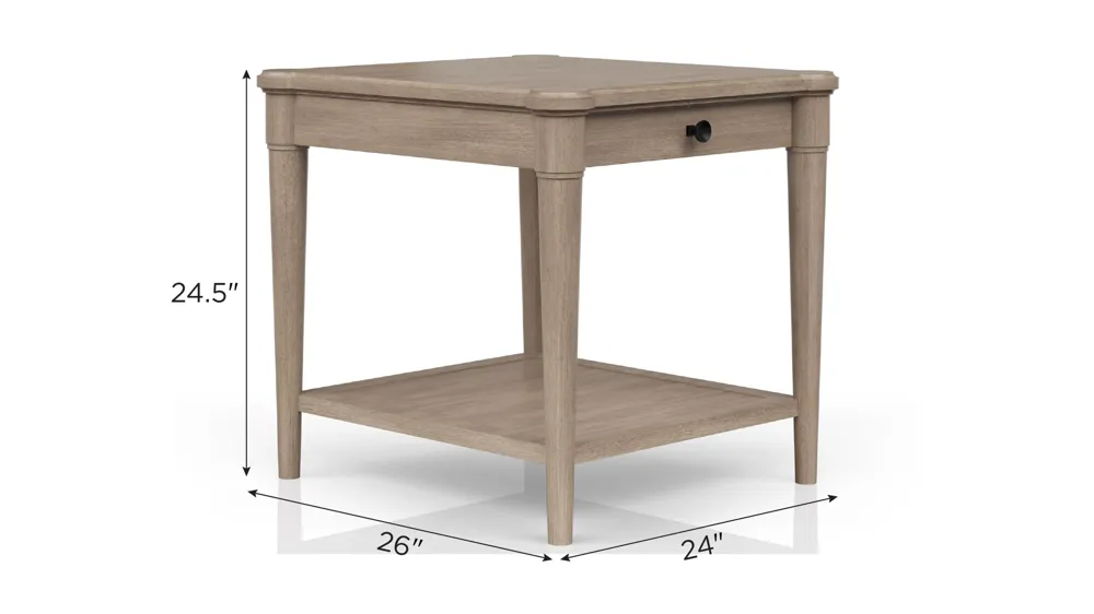 Citrus Heights End Table Dimensions