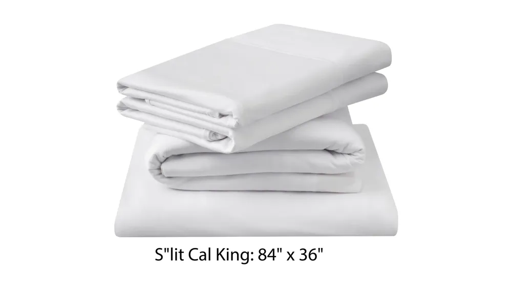 Tempur-Breeze Cooling Split Cal King Sheet Set Dimensions