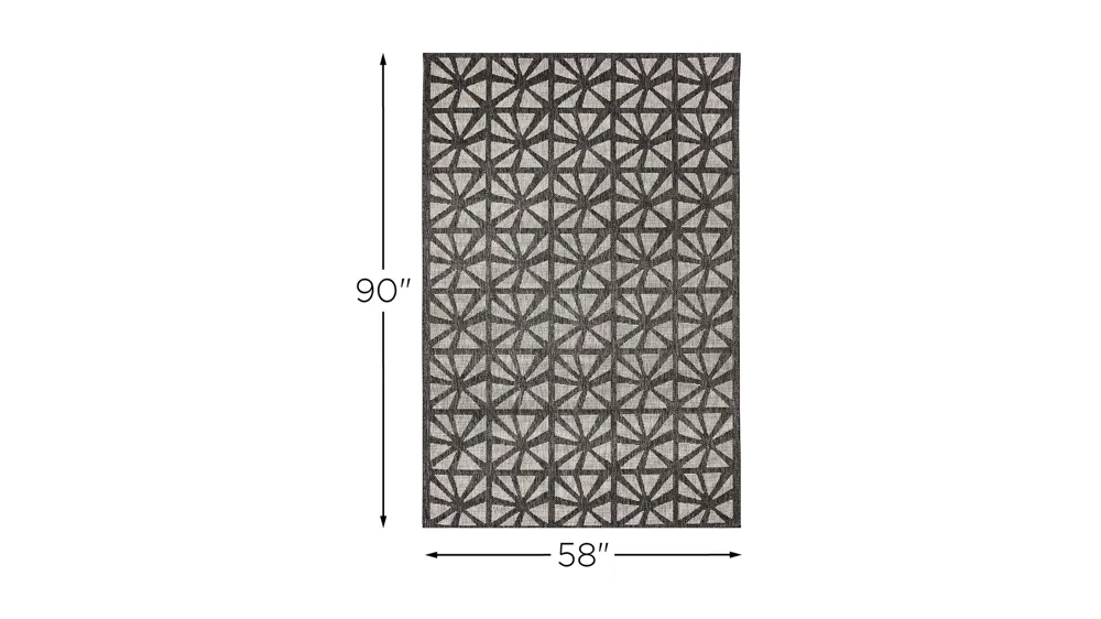 Carmel Tonga Tile Indoor/Outdoor Rug Dimensions