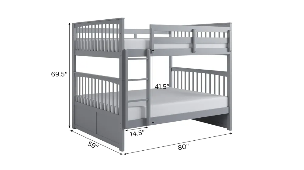 Apollo Bunk Bed Dimensions