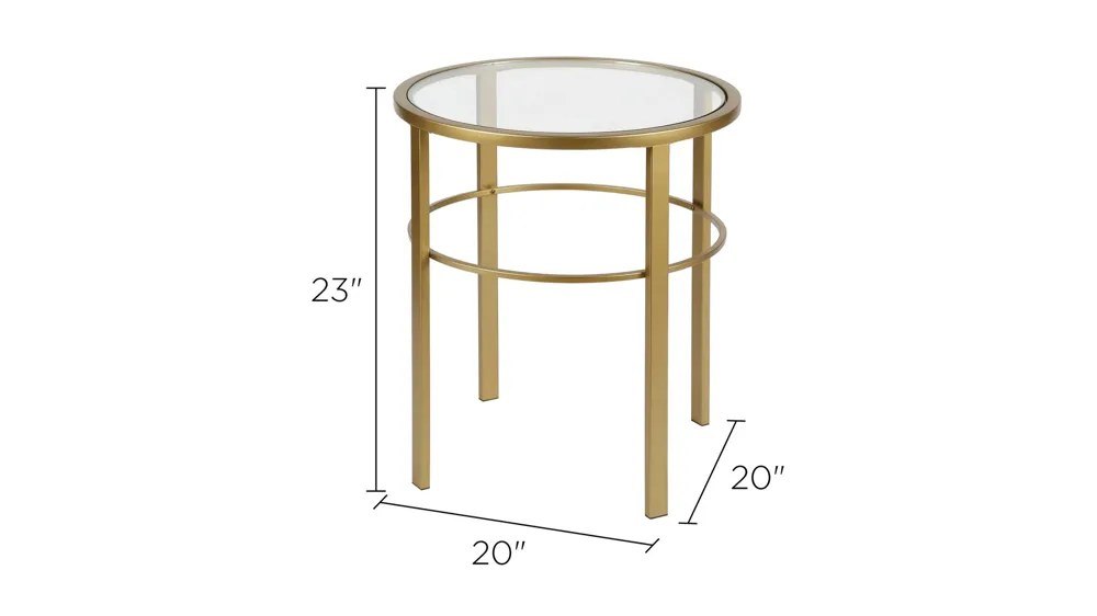 Gaia Round Side Table Dimensions