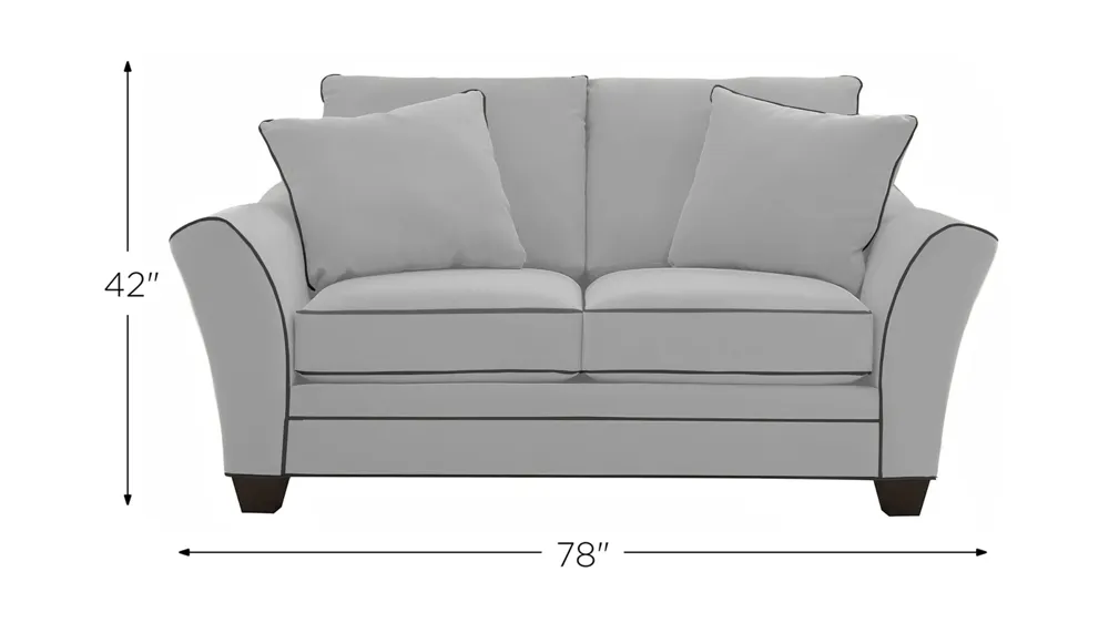 Briarwood Loveseat Dimensions