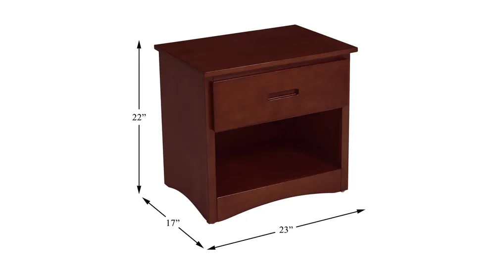 Belisar Nightstand Dimensions