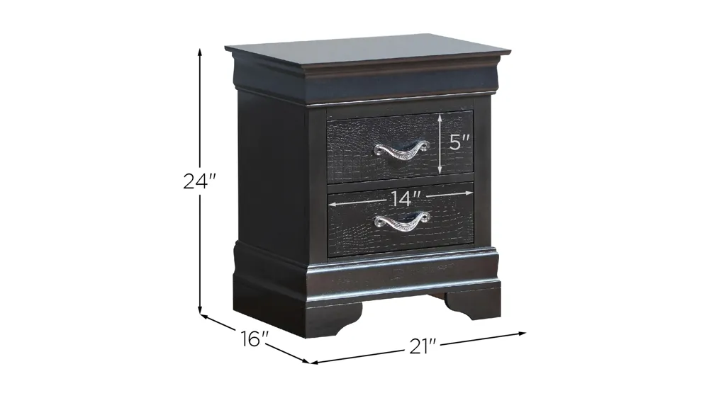 Lorana Nightstand Dimensions