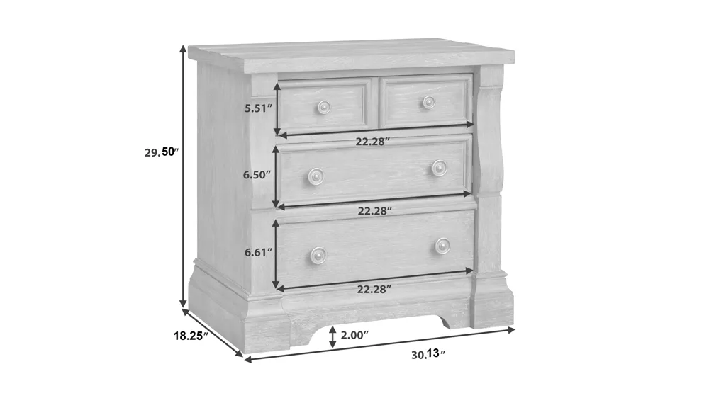 Lawson's Creek Nightstand Dimensions