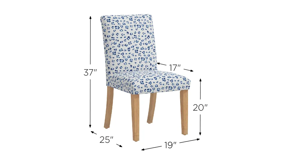 Dana Upholstered Dining Chair Dimensions