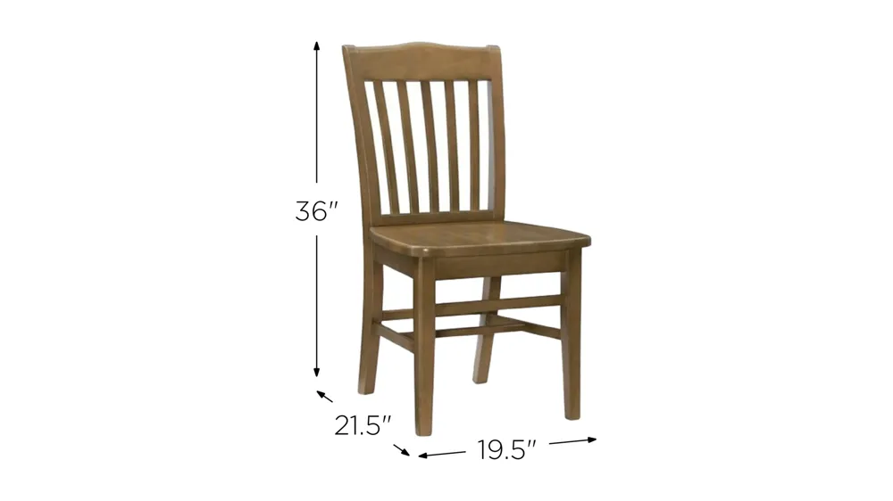 Bramwell Dining Chair - Set of 2 Dimensions