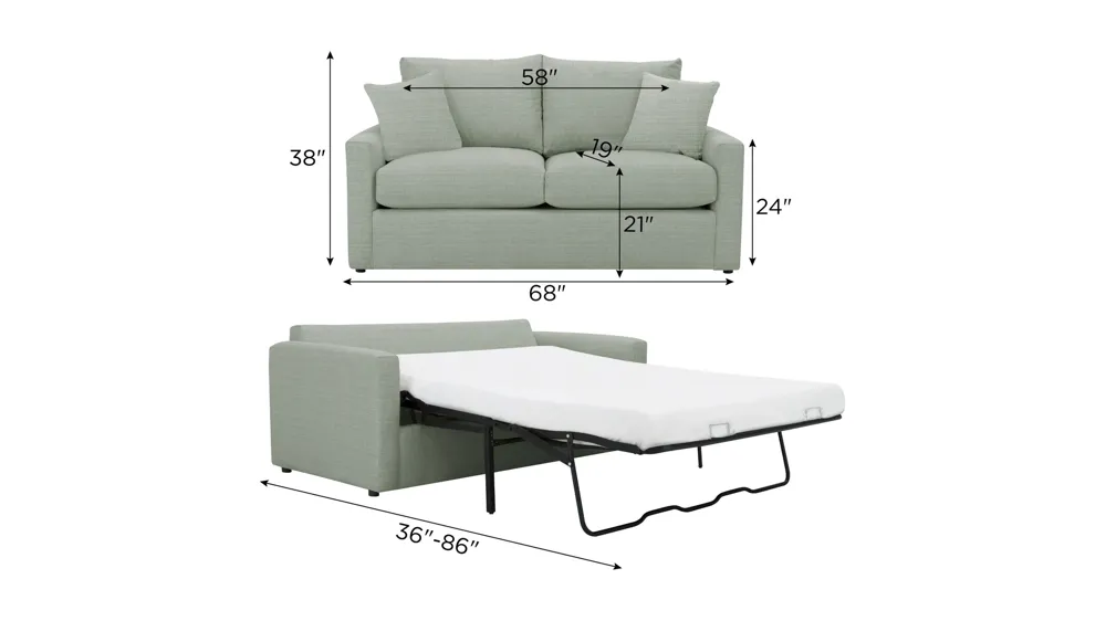 Penny Full Sleeper Dimensions