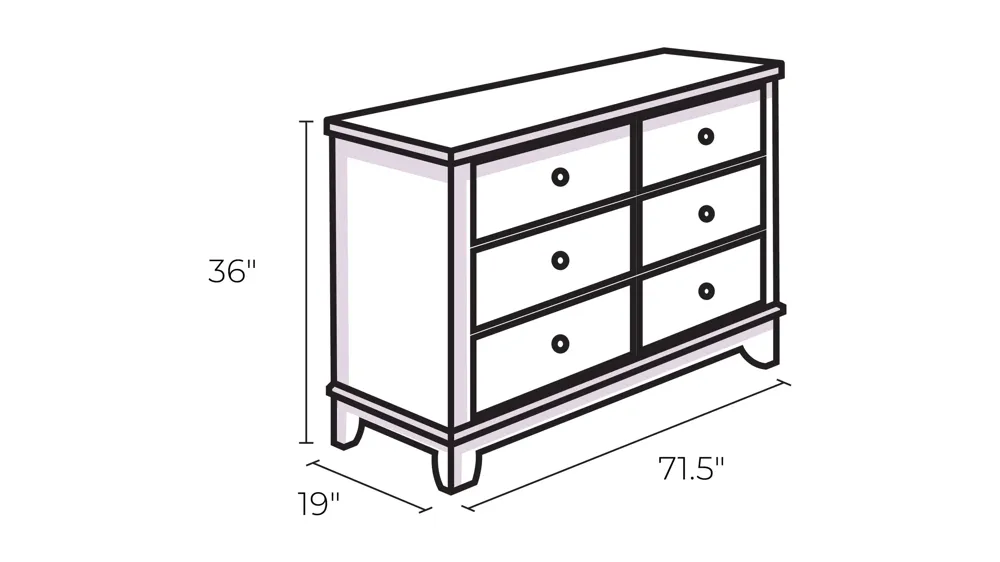 Linea Dresser Dimensions