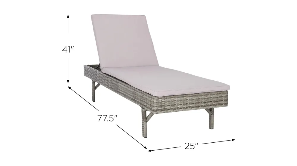 Zaid Sun Lounger Dimensions