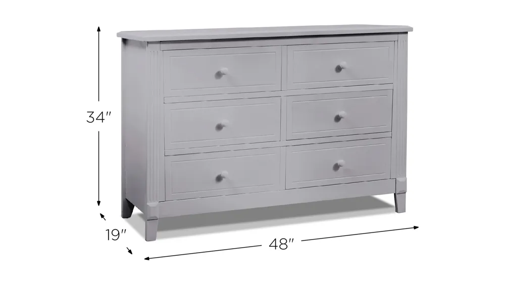 Berkley Double Dresser Dimensions