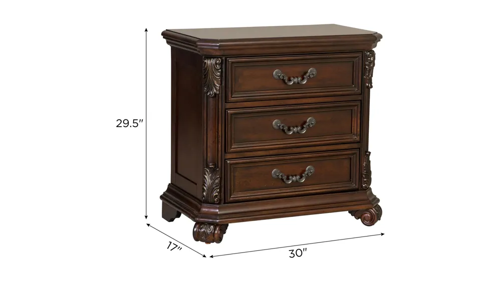 Messina Estates Nightstand Dimensions