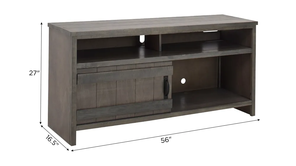 Berman 56" TV Console Dimensions