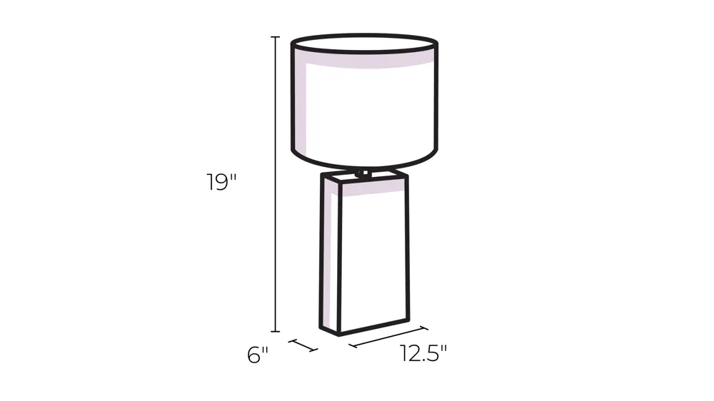Bolton Desk Lamp Dimensions