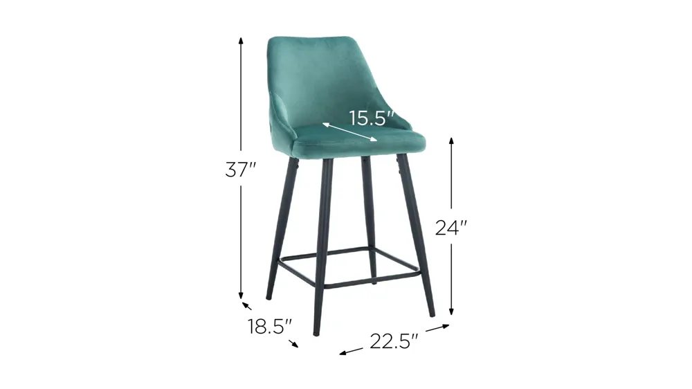 Modoc Counter Stool Dimensions