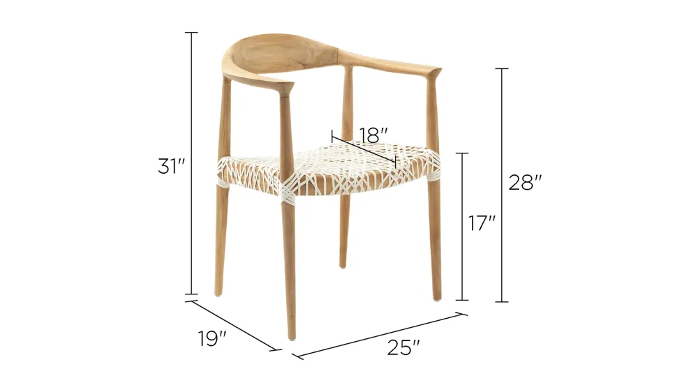 Posh Arm Chair Dimensions