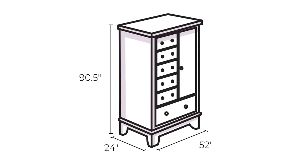 Sanctuary Armoire Dimensions