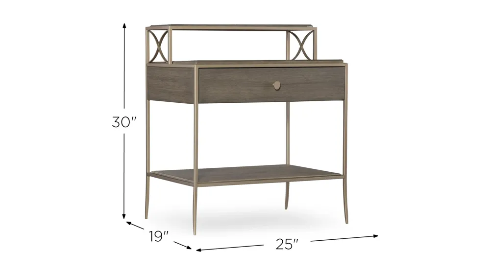 Elixir Leg Nightstand Dimensions