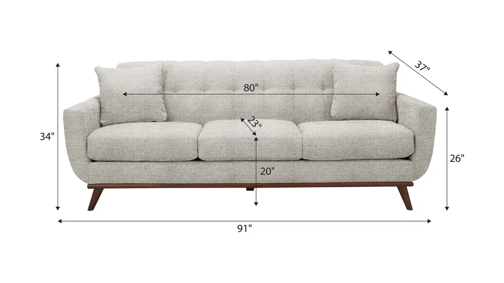 Milo Sofa Dimensions