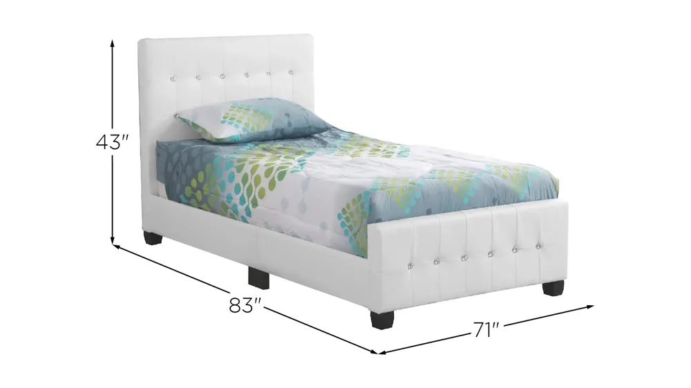 Diamond Twin Bed Dimensions